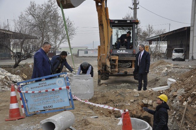 Sanayi Sitesindeki Altyapı Çalışmaları Sürüyor