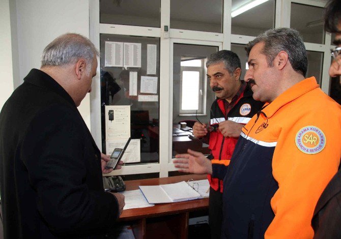 Vali Zorluoğlu, Afad’da İncelemelerde Bulundu