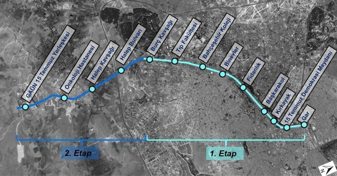 Gaziantep’e Metro Yapımı İçin Çalışmalar Hızlandırıldı