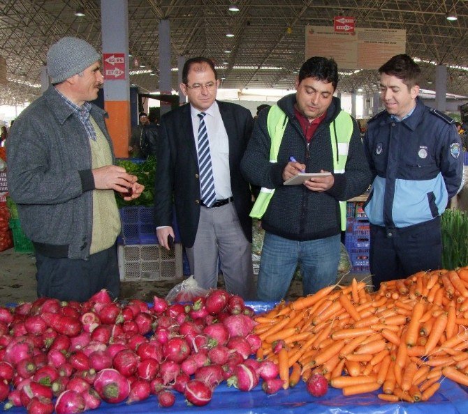 Korkuteli Zabıtası Fiyat Etiket Dağıttı