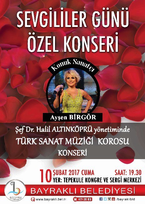 Bayraklı’da Sevgililer Günü’ne Özel Konser