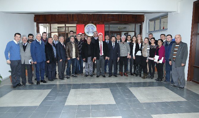 Başkan Özakcan Tmmob Aydın Temsilcileri İle Bir Araya Geldi