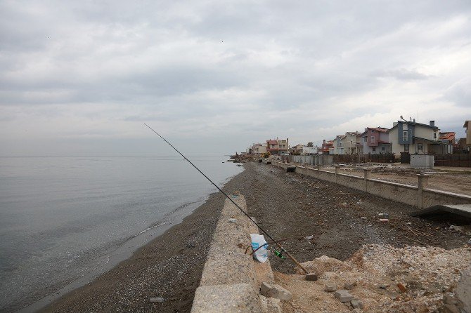 Zeytinalanı Sahil Düzenlemesi Devam Ediyor