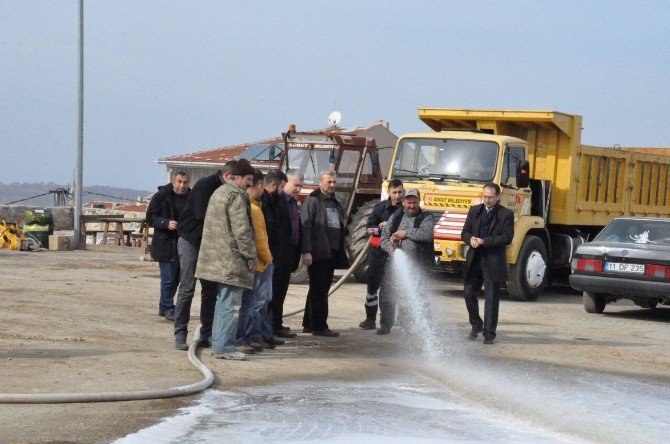 Söğüt Belediyesi Personeline Yangın Ve Kurtarma Eğitimi