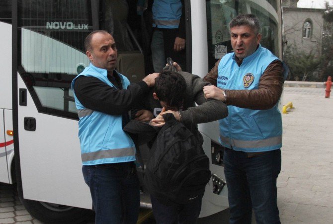 Samsun Polisi 40 Olayın Faili 16 Zanlıyı İstanbul’da Yakaladı