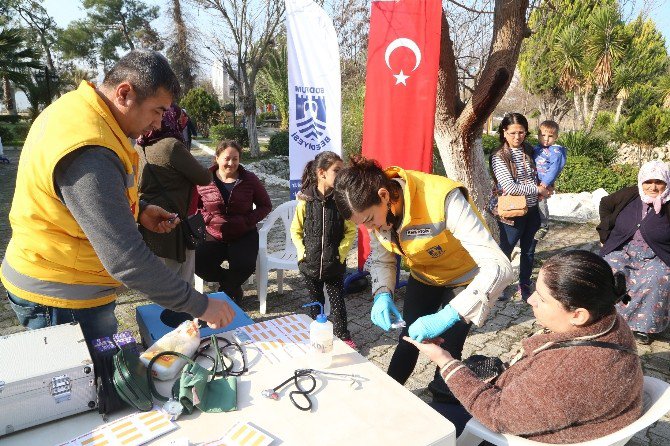 Bodrum’da Vatandaşın Şeker Ve Tansiyonu Ölçüldü