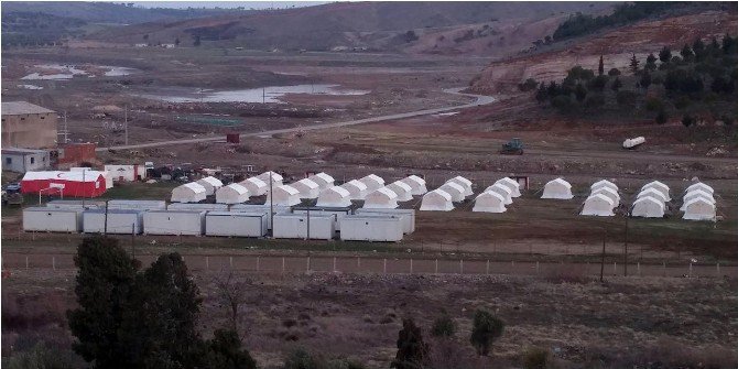 Afet Bölgesi Havadan Görüntülendi