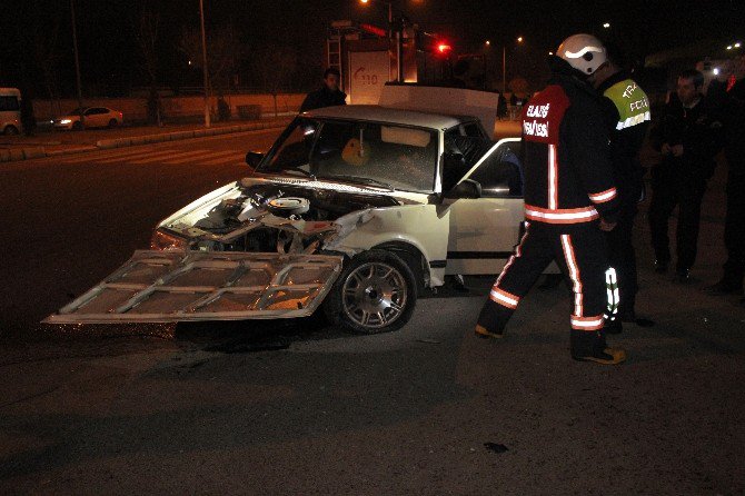 Elazığ’da Trafik Kazası: 1 Yaralı