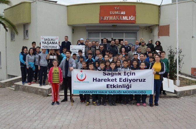 Sumbas’ta Sağlıklı Yaşam Yürüyüşü Düzenlendi