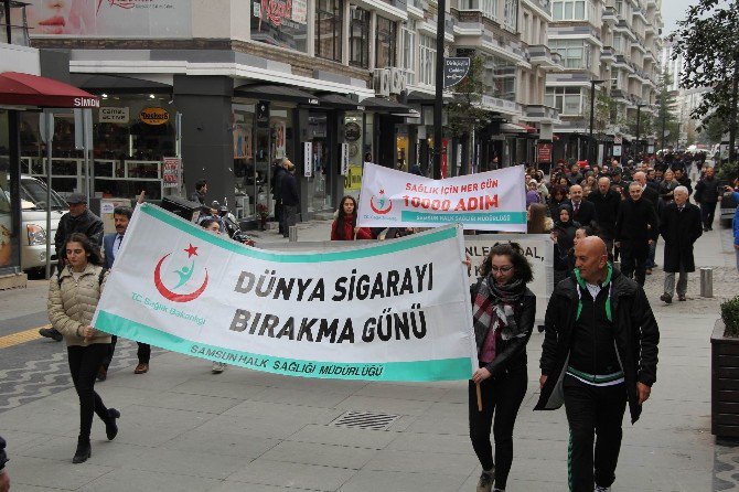 Samsun’da Dumansız Hava Sahasına Destek Yürüyüşü