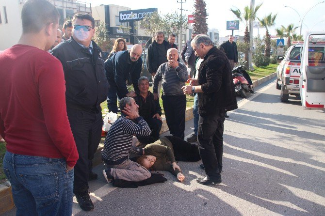 Karşıdan Karşıya Geçerken Motosiklet Çarptı