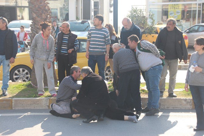 Karşıdan Karşıya Geçerken Motosiklet Çarptı