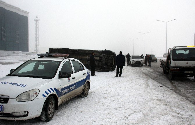 Erzurum’da Yoğun Sis Uçak Seferlerini Aksattı