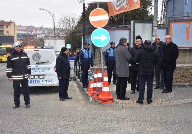 Tekirdağ 100. Yıl Mahallesinde Kavşak Düzenlemesi