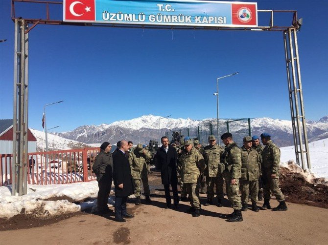 Korgeneral Çetin’den Üzümlü Sınır Kapısına Ziyaret