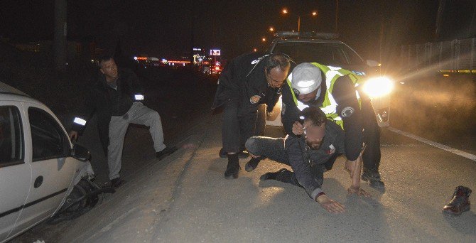 Polisin Hamlesi Ölümden Kurtardı