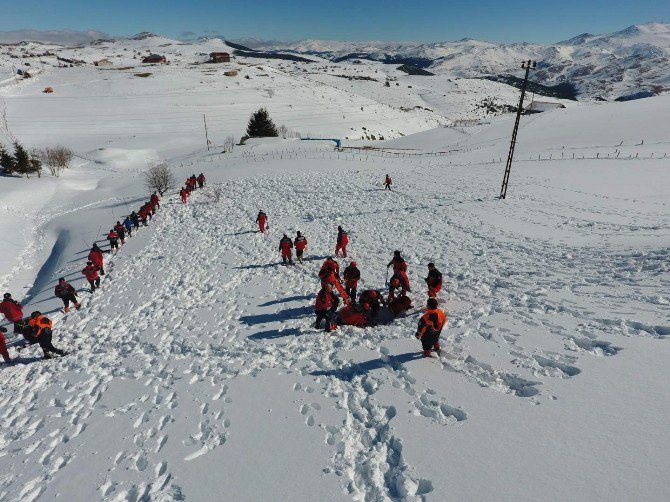 Ordu’da Çığ Tatbikatı