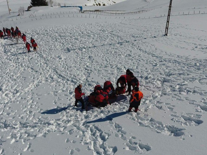 Ordu’da Çığ Tatbikatı