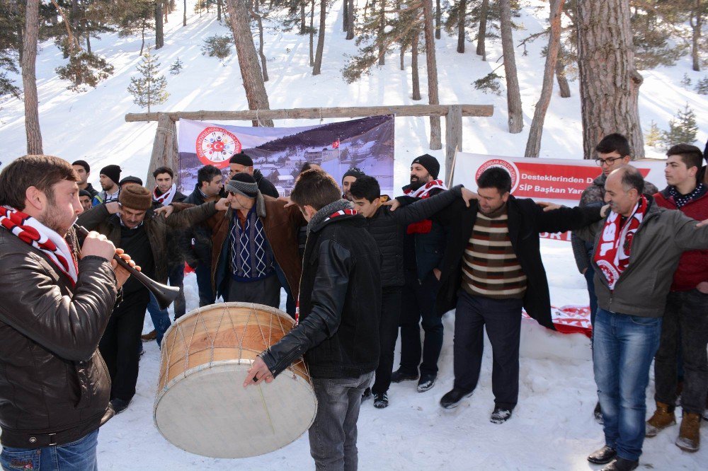 Eğriçimen Yaylasında Kış Festivali Yapıldı