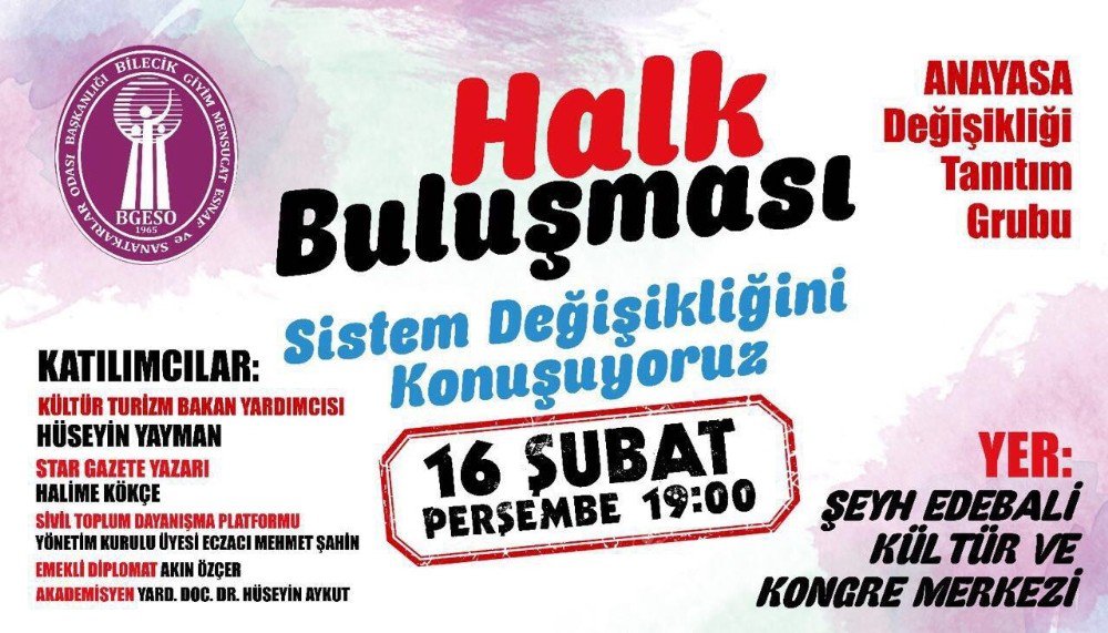 Bilecik Giyim Mensucat Esnaf Ve Sanatkarlar Odası’ndan “Halk Buluşması”