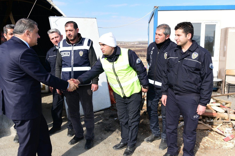 Başkan Gürkan’dan Güvenlik Güçlerine Ziyaret