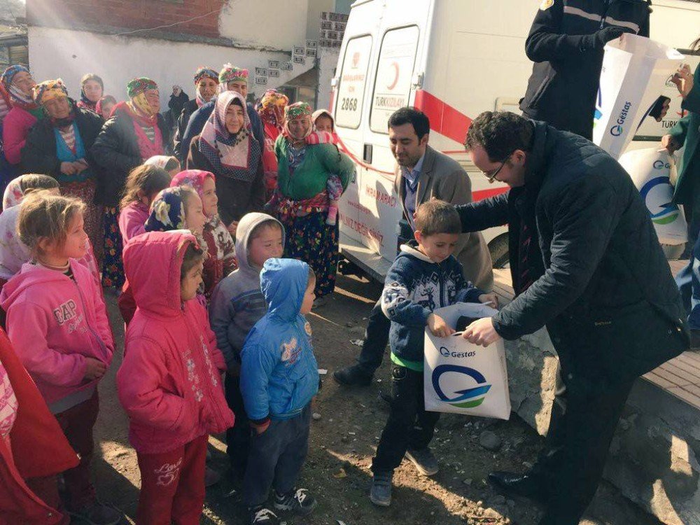 Gestaş’tan Depremzedelere Giyim Yardımı