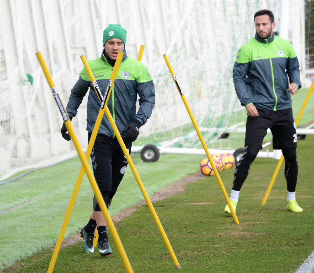 Konyaspor, Gençlerbirliği Maçı Hazırlıklarına Başladı