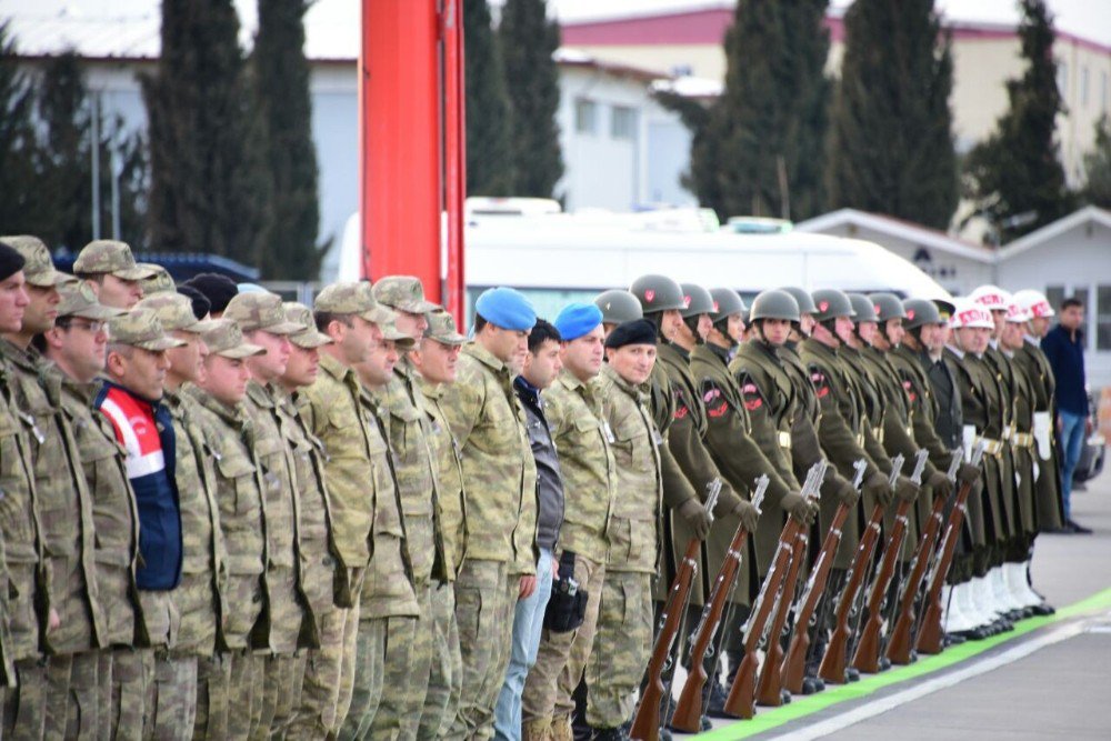 El Bab Şehidi Kocaeli’ye Uğurlandı