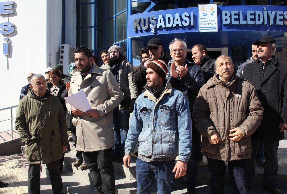 Kuşadası’nda Toprak Kayması Mağdurlarından Eylem