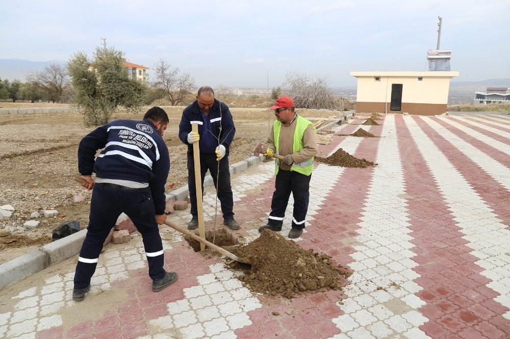 Hz. Ebu Bekir Camii’nin Çevresi Fidanlarla Donatıldı