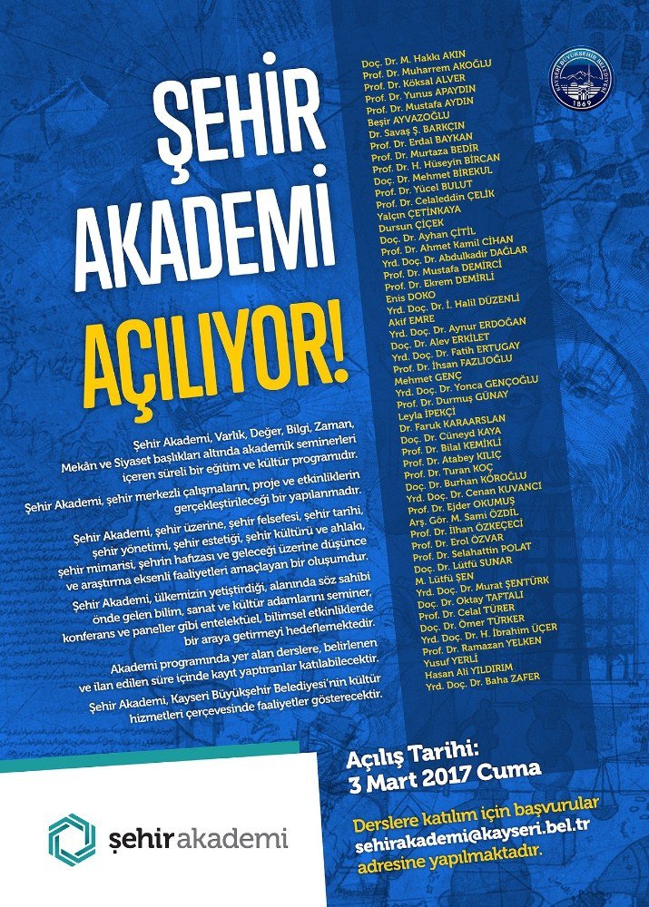 Şehir Akademi Açılıyor