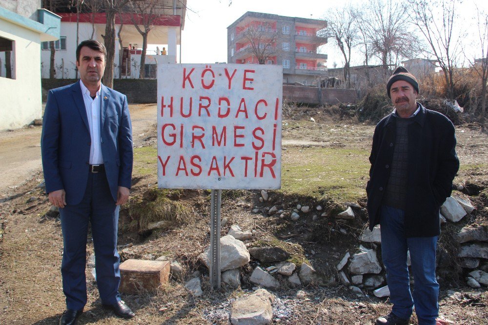 Bu Köye ‘Hurdacıların’ Girmesi Yasak