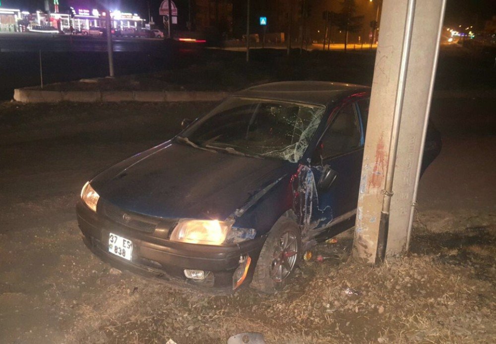 Direğe Çarptı, Osmancık’ı Elektriksiz Bıraktı