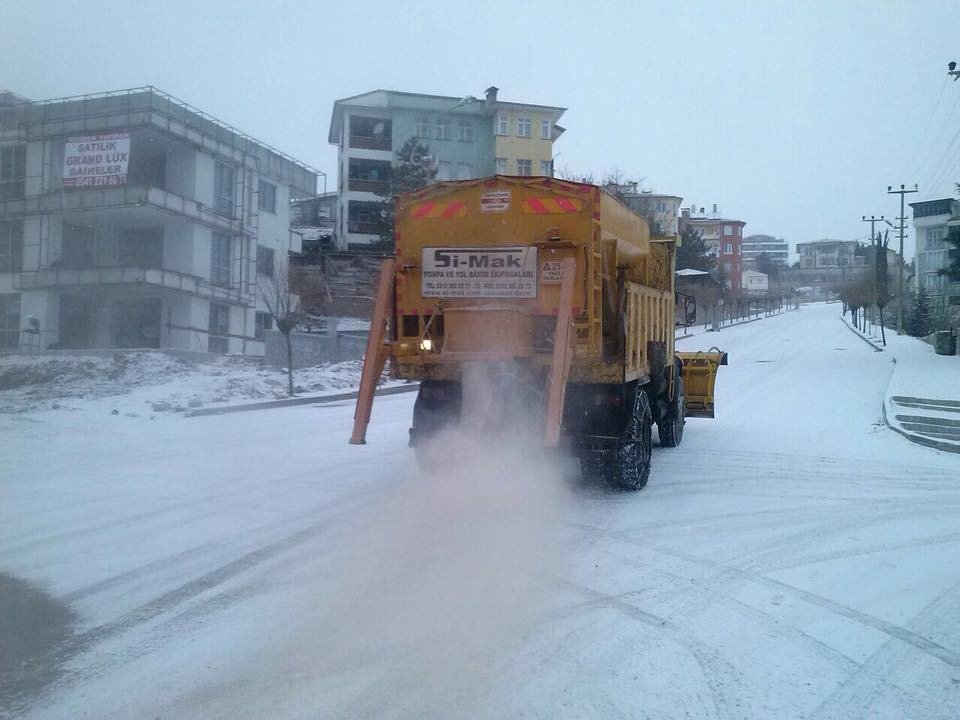 Tokat’ta Karla Mücadele Çalışması