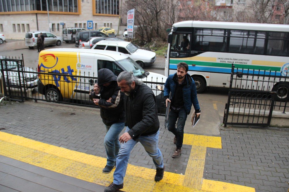 Pompalı Tüfekle Mağazayı Basan Zanlı Adliyeye Sevk Edildi