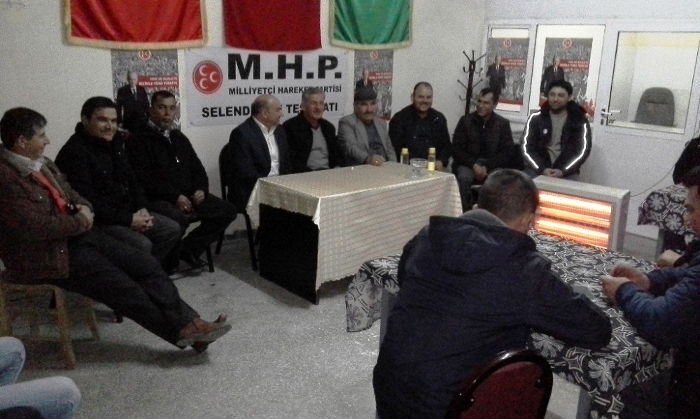 Selendi Ak Parti’den Mhp Teşkilatına Ziyaret