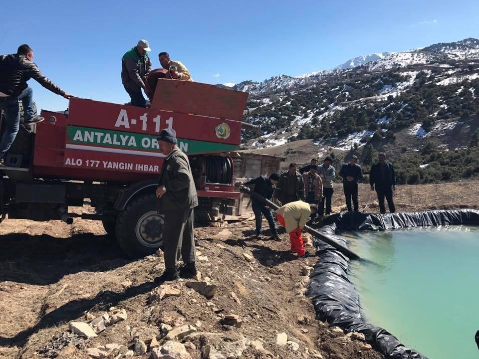 Korkuteli’nde Makilik Yangını