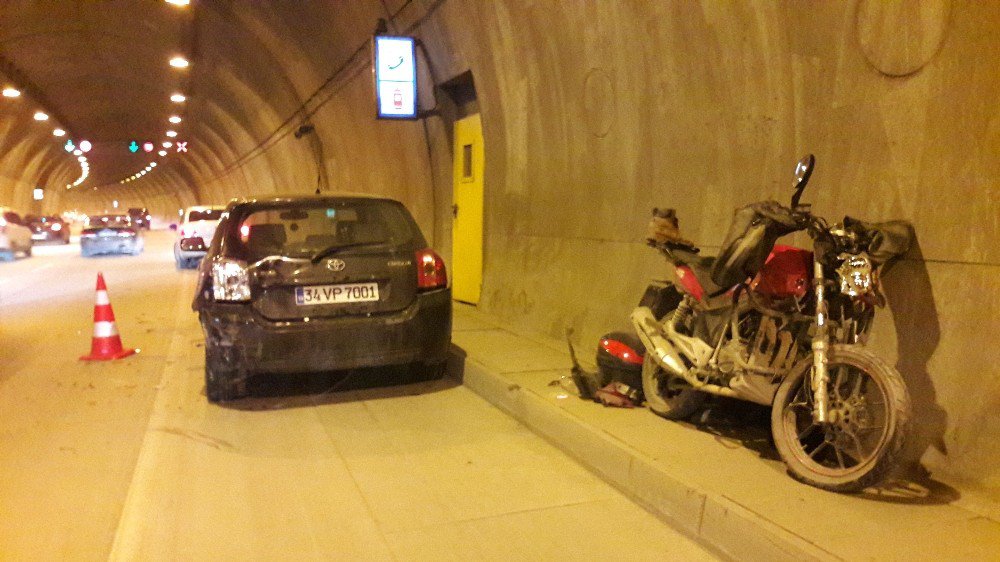 Kağıthane Tüneli’nde Kaza: 1 Yaralı