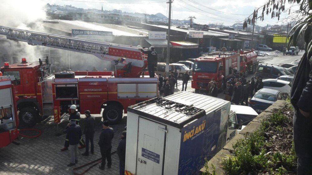 Ordu’da İş Yeri Yangını