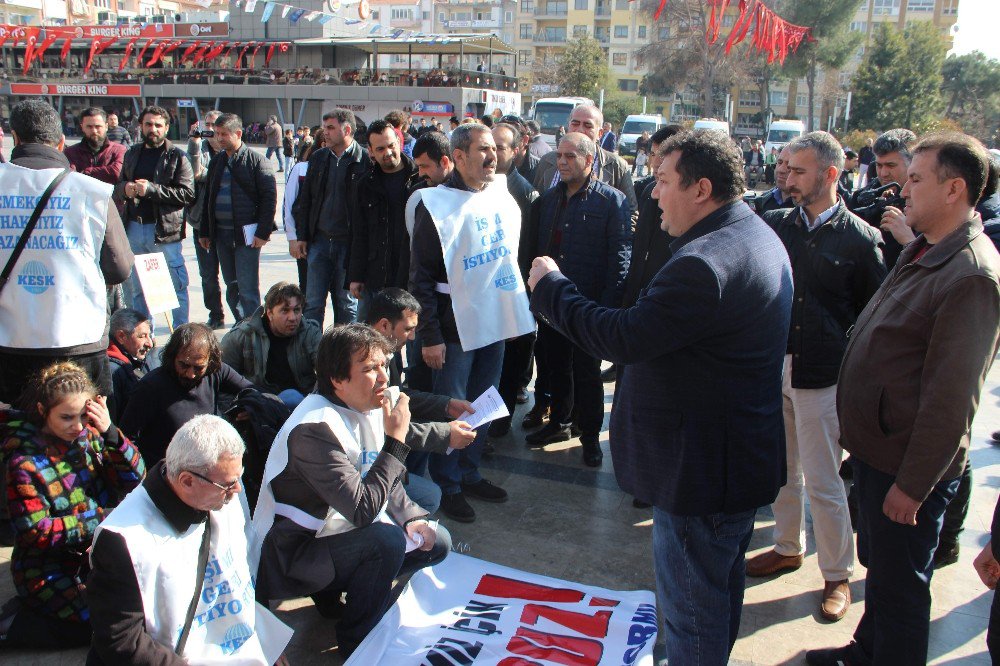 Aydın’da Eğitim-sen Eylemine Polis Müdahalesi