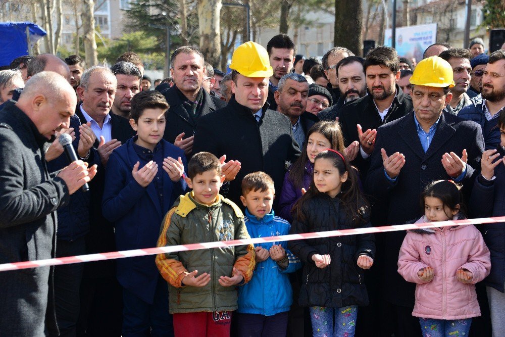 Erbaa’da Yunus Emre Bilgi Evi Temel Atma Töreni