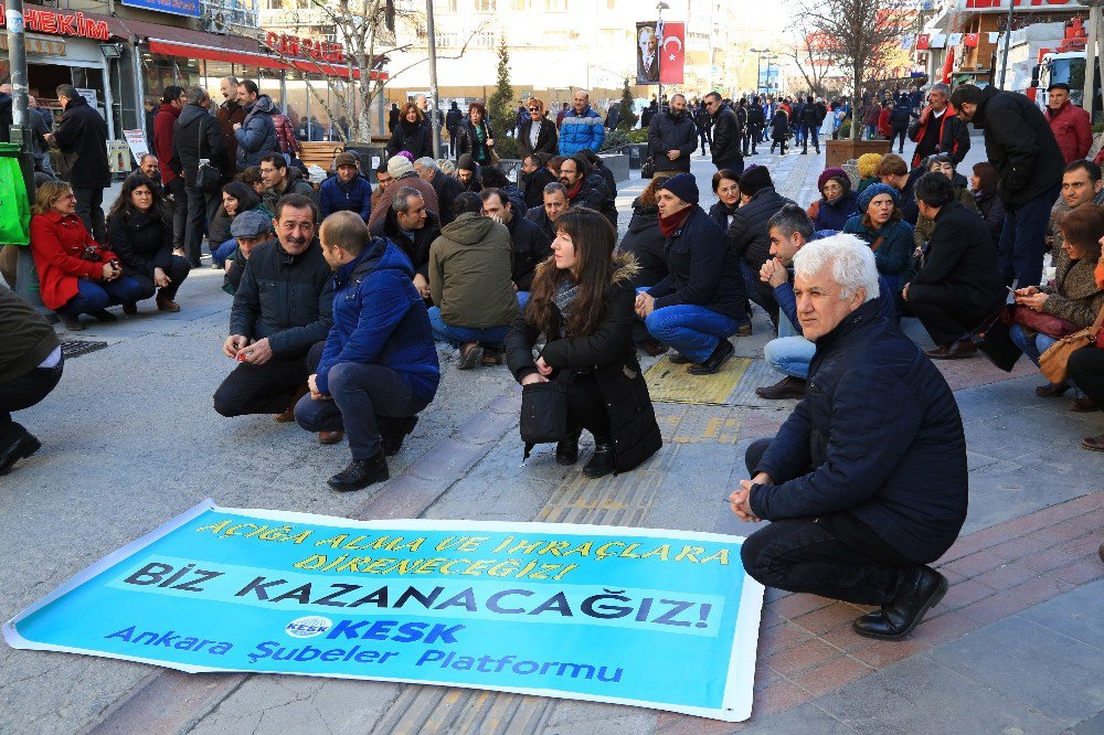 Kesk’ten Khk Protestosu