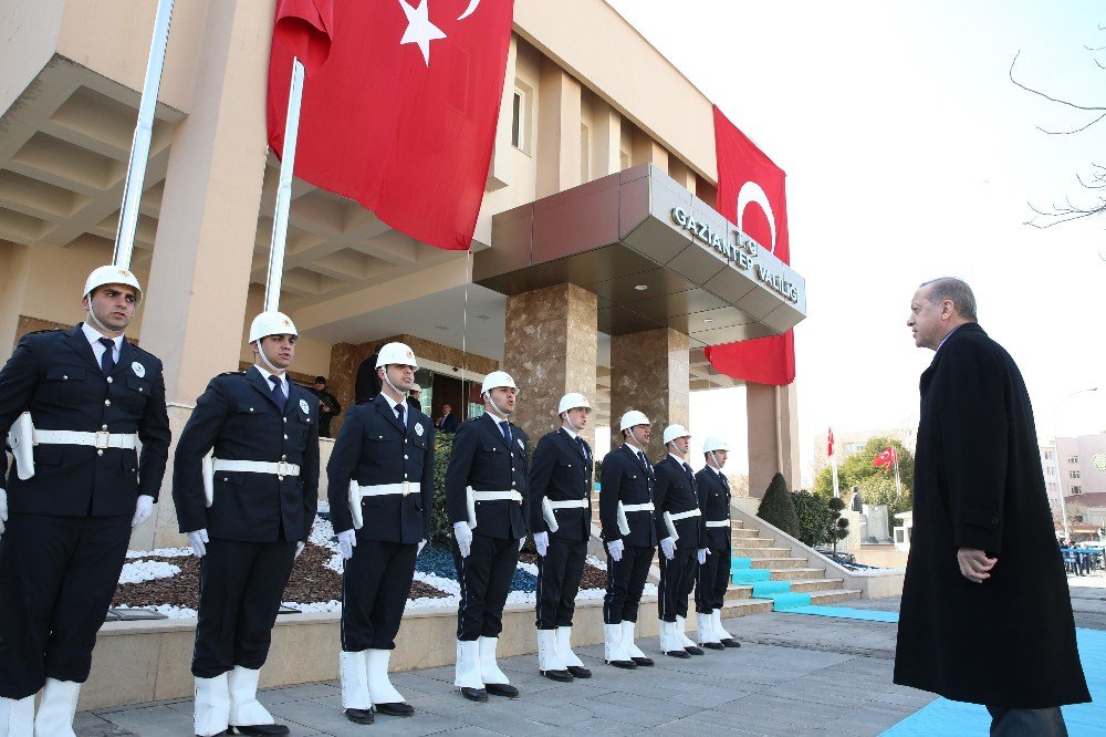 Cumhurbaşkanı Erdoğan Gaziantep’ten Ayrıldı