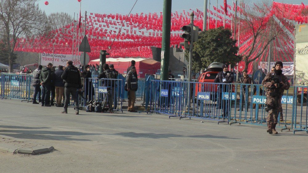 Cumhurbaşkanının Gaziantep Mitingi Öncesi Yoğun Güvenlik Önlemleri