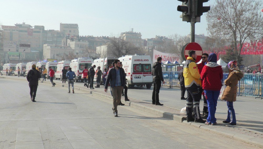 Cumhurbaşkanının Gaziantep Mitingi Öncesi Yoğun Güvenlik Önlemleri