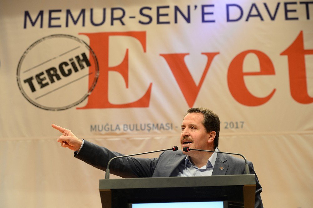 Memur-sen Genel Başkanı Yalçın: “15 Temmuz’un Nöbetçisi, 16 Nisan’ın ‘Evet’çisiyiz”