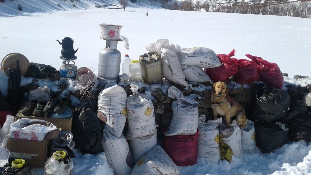 Bingöl’de 1,5 Ton Amonyum Nitrat Ele Geçirildi