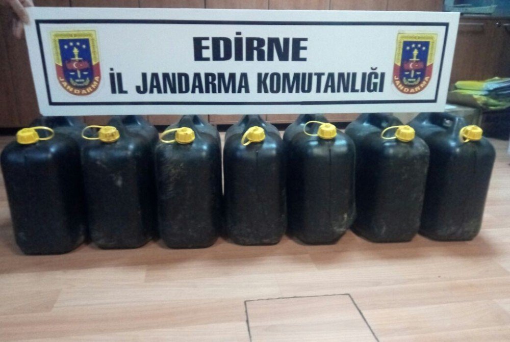 Edirne’de 330 Bin Tl’lik Eroin Hammaddesi Ele Geçirildi