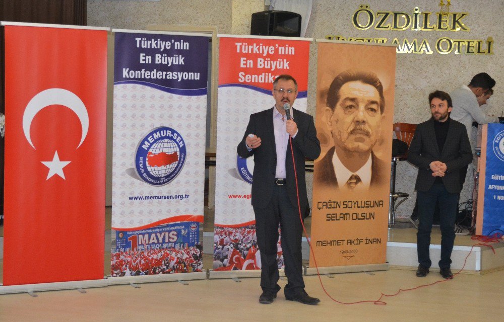 Eğitim Bir-sen Afyonkarahisar Şubesi Referandum Da ‘Evet’ Diyecek