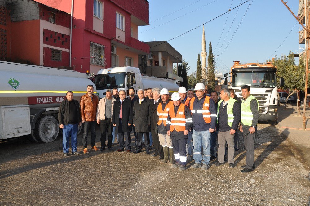 Aski Kanalizasyon Şebekelerinin Temizliğine Başladı